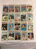 Lot of 20 Pcs Collector Loose Vintage Assorted Players Baseball Cards - See Pictures