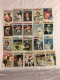 Lot of 20 Pcs Collector Loose Vintage Assorted Players Baseball Cards - See Pictures