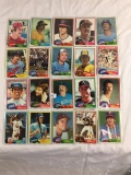 Lot of 20 Pcs Collector Loose Vintage Assorted Baseball Players Trading Cards - See Pictures