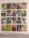 Lot of 20 Pcs Collector Loose Vintage Assorted Baseball Players Trading Cards - See Pictures