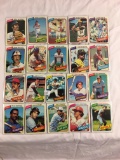 Lot of 20 Pcs Collector Loose Vintage Assorted Baseball Players Trading Cards - See Pictures