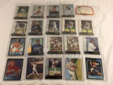 Lot Of 20 Pcs Collector Loose Assorted Baseball Players Trading Cards - See Pictures