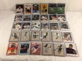 Lot Of 30 Pcs Loose Collector Assorted Baseball Players Trading Cards - See Pictures