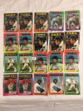 Lot of 20 Pcs Collector Loose Vintage Assorted Players Baseball Cards - See Pictures