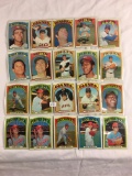 Lot of 20 Pcs Collector Loose Vintage Assorted Players Baseball Cards - See Pictures