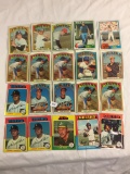 Lot of 20 Pcs Collector Loose Vintage Assorted Players Baseball Cards - See Pictures