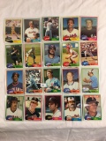 Lot of 20 Pcs Collector Loose Vintage Assorted Players Baseball Cards - See Pictures