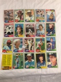 Lot of 20 Pcs Collector Loose Vintage Assorted Players Baseball Cards - See Pictures