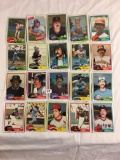 Lot of 20 Pcs Collector Loose Vintage Assorted Players Baseball Cards - See Pictures