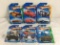 Lot of 6 Pcs NIP Hot Wheels Assorted Design 1/64 Scale Die Cast And Plastic Parts Cars - See Picture