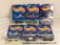 Lot of 6 Pcs NIP Hot Wheels Assorted Design 1/64 Scale Die Cast And Plastic Parts Cars - See Picture