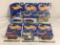 Lot of 6 Pcs NIP Hot Wheels Assorted Design 1/64 Scale Die Cast And Plastic Parts Cars - See Picture