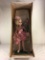 Vintage Loose in A Box Porcelain Doll Fairy Butterfly In A Pink Costume 27.5X11