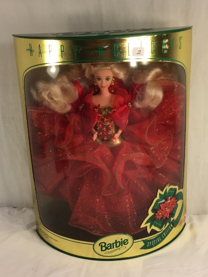 Collector NIP 1993 Mattel Holiday Celebration Barbie Doll  11-12" Tall Doll - See Pictures