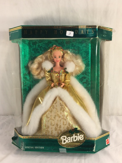 Collector NIP 1994 Mattel Holiday Celebration Barbie Doll  11-12" Tall Doll - See Pictures