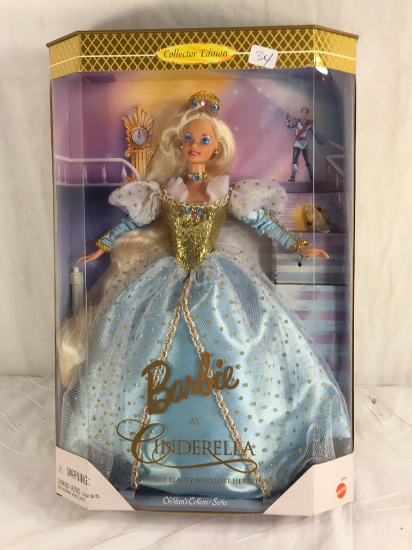 Collector NIP Mattel Barbie Doll As Cinderella 11-12" Tall Doll - See Pictures