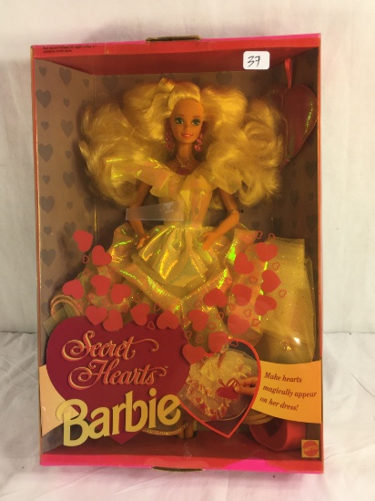 Collector NIP Mattel Barbie Doll Secret Heart Barbie 11-12"Tall Doll - See Pictures