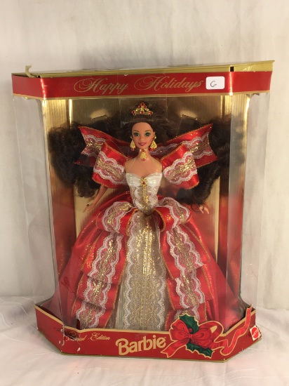 Collector NIP 1997 Mattel Holiday Celebration Barbie Doll  11-12" Tall Doll - See Pictures