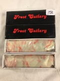 Lot of 2 Pcs Collector NIP Frost Cutlery No.14-283 BJB 3.1/4 Folded Knife - See Pictures