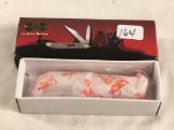 Collector NIP Frost Cutlery Steel Warraior Peanut SW-107OX 2.78