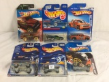 Lot of 6 Pcs NIP Hot Wheels Assorted Design 1/64 Scale Die Cast And Plastic Parts Cars - See Picture