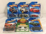 Lot of 6 Pcs NIP Hot Wheels Assorted Design 1/64 Scale Die Cast And Plastic Parts Cars - See Picture