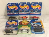 Lot of 6 Pcs NIP Hot Wheels Assorted Design 1/64 Scale Die Cast And Plastic Parts Cars - See Picture