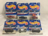 Lot of 6 Pcs NIP Hot Wheels Assorted Design 1/64 Scale Die Cast And Plastic Parts Cars - See Picture