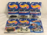 Lot of 6 Pcs NIP Hot Wheels Assorted Design 1/64 Scale Die Cast And Plastic Parts Cars - See Picture