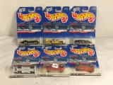 Lot of 6 Pcs NIP Hot Wheels Assorted Design 1/64 Scale Die Cast And Plastic Parts Cars - See Picture