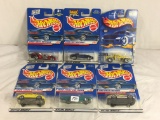 Lot of 6 Pcs NIP Hot Wheels Assorted Design 1/64 Scale Die Cast And Plastic Parts Cars - See Picture