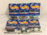 Lot of 6 Pcs NIP Hot Wheels Assorted Design 1/64 Scale Die Cast And Plastic Parts Cars - See Picture