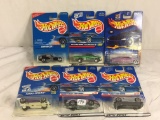 Lot of 6 Pcs NIP Hot Wheels Assorted Design 1/64 Scale Die Cast And Plastic Parts Cars - See Picture