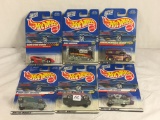 Lot of 6 Pcs NIP Hot Wheels Assorted Design 1/64 Scale Die Cast And Plastic Parts Cars - See Picture