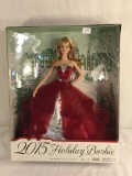 Collector NIP 2015 Mattel Holiday Celebration Barbie Doll 11-12