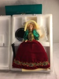 Collector NIP 1995 Mattel Barbie Holiday Porcelain Doll 16X11.3/4