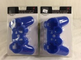 Lot of 2 Pcs Collector NIP Playstation 3 Controller Glove For SIXAXIS Color Blue