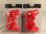 Lot of 2 Pcs Collector NIP Playstation 3 Controller Glove For SIXAXIS Color Red