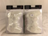 Lot of 2 Pcs Collector NIP Playstation 3 Controller Glove For SIXAXIS Color White