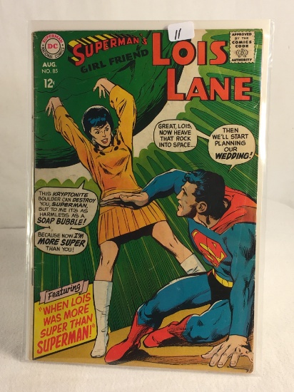 Collector Vintage DC Comics Superman's Girlfriend Lois Lane Comic Book No.85