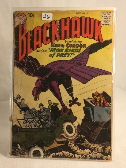 Collector Vintage DC Comics Blackhawk Comic Book No.142