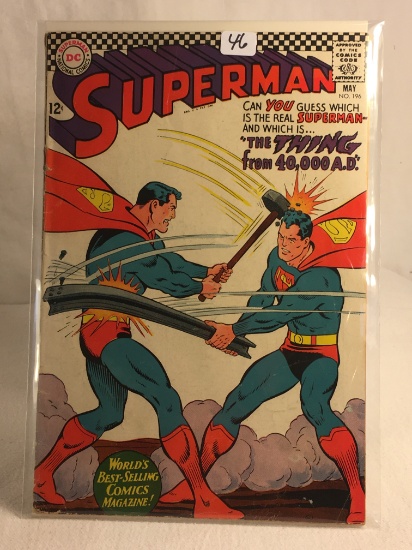 Collector Vintage DC Comics Superman Comic Book No.196