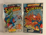 Lot of 2 Pcs Collector Vintage DC Comics Superman Comic Books No.328.338.