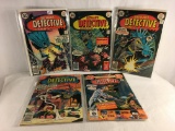 Lot of 5 Pcs Collector Vintage DC Batman's Detective Comic Books No.464.465.467.468.495