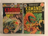 Lot of 2 Collector Vintage DC Comics Kamandi The Last Boy On Earth Comic Books No.21.34.