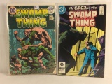 Lotof 2 Pcs Collector Vintage DC Comics Swamp Thing Comic Books No.10.21.