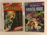 Lot of 2 Pcs Collector Vintage DC Comics Secrets Of Sinister House Comic Books No.5.34