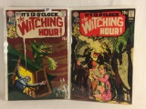 Lot of 2 Collector Vintage DC Comics It's 12 O'Clock The Witching Hour Comic Books No.5.6.