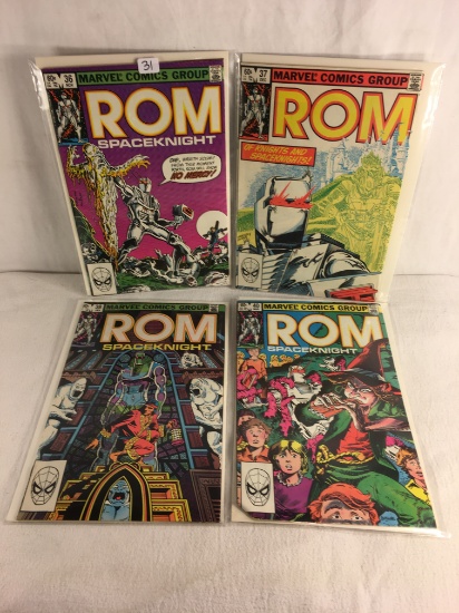 Lot of 4 Pcs Collector Vintage Marvel Comics ROM Comic Book No.36.37.38.40