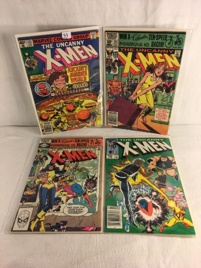 Lot of 4 Pcs Collector Vintage Marvel Comics The Uncanny X-Men Comic Book No.123.151.153.178